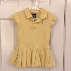 Ralph Lauren yellow dress, 2T